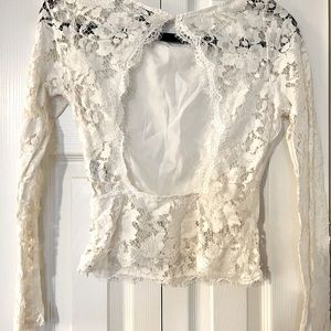 Bebe lace top